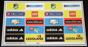 Custom Sticker for 3409 Replacement Sticker Sheet - Picture 1 of 1