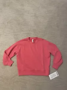 Lululemon Woman's glaze pink softstreme crewneck pullover, SZ 2, BNWT, L@@K** - Picture 1 of 4