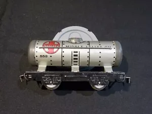 Marx O 553 Santa Fe Middle States Oil Single Dome Tank Car - Picture 1 of 2
