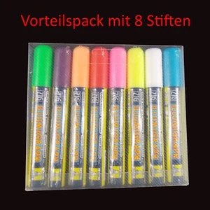 Illumigraph Kreidestift 2-6 mm Spitze - Vorteilspack: 8 Stifte in 8 Farben ZIG - Bild 1 von 9