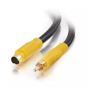 Cable bidireccional de video S-Video a compuesto Value Series™ de 12 pies (3,7 m)-C2G - Imagen 1 de 2