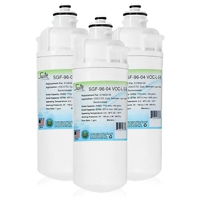 Swift Green SGF-96-04 VOC-L-S-B Fits for Everpure EV9634-06 (3 Pack) - Image 1 of 4