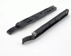 2x Guida/Staffe per Guida di Montaggio Unità HDD da 5,25" - Plastica Nera - Sinistra e Destra - Foto 1 di 2