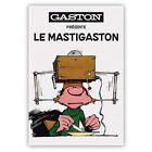Decorative magnet Good Gift Gaston Lagaffe, le mastigaston (55x79mm)