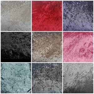 Kissenauflage Innenfüller Einlage & Crushed Velvet Bezug Hülle 60x80 80x120 Hundebett - Bild 1 von 11