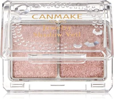 New Canmake Jewelry Shadow Veil 03 Baby Rose 2.4g from Japan - Image 1 of 4