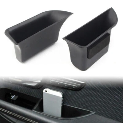 Car Front Door Handle Armrest Storage Box Tray Bin Kit Fit Jaguar XF 2009-2014 - Изображение 1 из 4