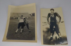 2 Paar Vintage 1950er Jahre Fußball Spieler Fotos schön #72 #76 - Bild 1 von 3