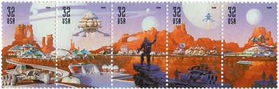 Scott #3242a (3238-3242) Space Discovery (Strip) Block of 5 Stamps - MNH - Image 1 of 2