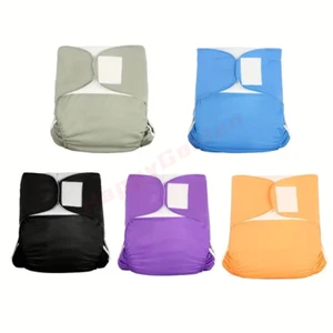 2 Pack Large Washable Cloth Diapers for Adults Patients Reusable Incontinence - Foto 1 di 44