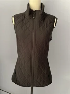Athleta Soft Quilted Vest Size Medium Zip up with collar - Picture 1 of 9