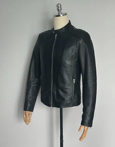 Serge Pariente LENI AG NOIR Herren Lederjacke Gr. M schwarz - Bild 1 von 24