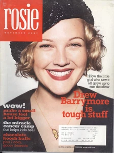 2001 Rosie Magazine: Drew Barrymore/Make Small House Feel Bigger/Chocolate Koosh - Picture 1 of 1