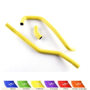 Silicone Radiator Coolant Hose Kit For Yamaha YFM 700 R Raptor 2006-2020 Yellow - Picture 1 of 12