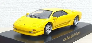 1/64 Kyosho LAMBORGHINI DIABLO YELLOW diecast car model - Picture 1 of 3