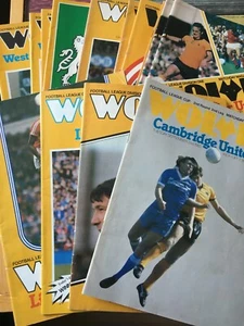 Wolves HOME & AWAY programmes 1980/81 1980 1981 League & Cup 1st Division - Picture 1 of 45