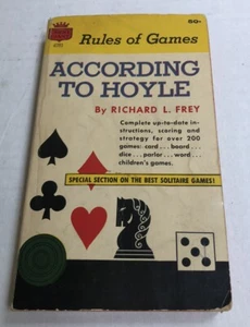 Vintage 1960 RULES OF THE GAMES According to Hoyle by Richard L Frey - Paperback - Imagen 1 de 13