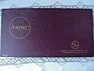 Vintage Selright Scrabble Game Board Marked Copyright 1948 Patent No. 2,752,158 - Image 1 of 4