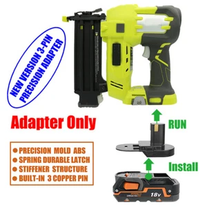 Adapter fits RIDGID 18v Battery Convert To for Ryobi 18v ONE+ Tools-Adapter Only - Foto 1 di 8