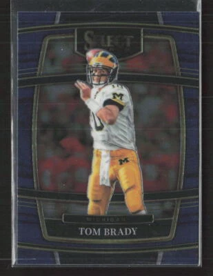 2022 Panini Select Draft Picks #32 Tom Brady Michigan Wolverines (O) - Image 1 of 2
