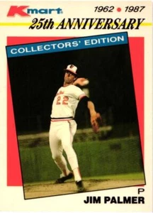 1987 Topps Kmart Stars Of The Decades - Jim Palmer (#17) Orioles - Picture 1 of 1