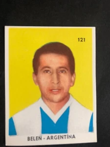 1962 FIGURINA SAN GIORGIO WORLD CUP CHILE 62 ARGENTINA BELEN n 121 NEW - Imagen 1 de 2