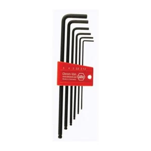 Wiha Tools 36992 6 Piece Ball End Long Arm Hex L-Key Set - Metric - Picture 1 of 1