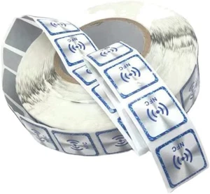 Pegatinas adhesivas Yanzeo 10 piezas etiqueta RFID NFC NTAG213 NFC 213, 144 bytes - Imagen 1 de 5
