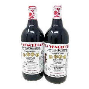 2 bottiglie La Vencedora vaniglia messicana 31,78 fl oz ogni bottiglia - Foto 1 di 1