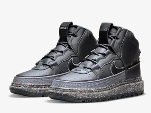 Nike Air Force 1 Boot NN ‘Dark Smoke Grey Crater’ DD0747-001 Men Sz 12 - Picture 1 of 11