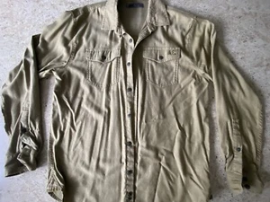 REI Langarm Button Down Hemd Herren Gr. L braun - Bild 1 von 4