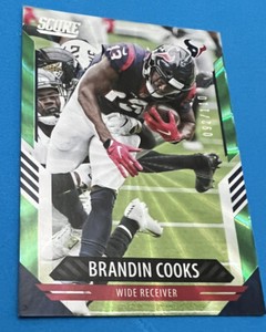 2021 Score Brandin Cooks green parallel #’d 92/110