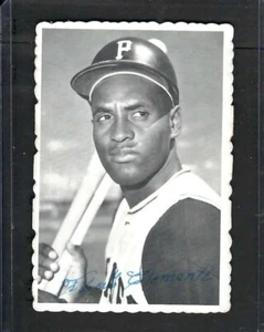 1969 Topps Deckle Edge # 27 Roberto Bob Clemente Piratas Salón de la fama De colección - Imagen 1 de 2