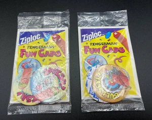 Ziploc Fingerman Fun Gaps 2 Paquetes Promocionales Sellados ¡Huelga! Bullseye! Swish! Crew Cap - Imagen 1 de 8
