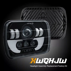 For Toyota Pickup Truck 7x6" inch Sealed High/Low Beam Led Headlight w/ H4 Bulb - Picture 1 of 11