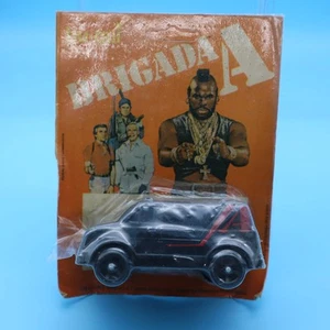 Brigada A-Team 1983 furgoneta negra, Argentina, tarjeta sin perforar, ¡rara! SELLADO libre sh - Imagen 1 de 8