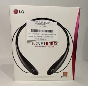 NIB LG Tone Ultra HBS-800 Wireless Stereo Headset Neck Headphones Black - Photo 1 sur 5