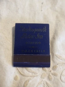 Vintage Wisconsin Matchbook Sterlingworth Motor Inn Lauderdale Lakes, Elkhorn - Picture 1 of 3