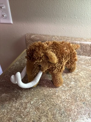 Douglas Plush Brown Furry Woolly Mammoth The Cuddle Toy Stuffed Prehistoric Kids - Image 1 of 4