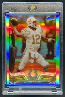 2013 Topps cromo Andrew Luck refractor sepia #65/99 Colts Foto 1 de 2