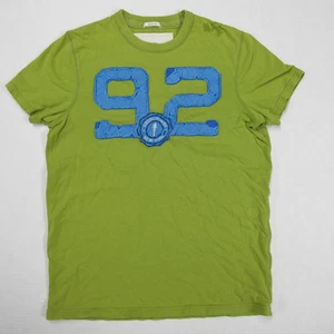 Vintage Abercrombie Fitch Muscle T Shirt Mens Medium Green Embroidered Y2K - Picture 1 of 8