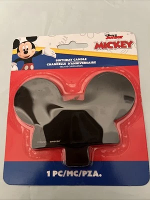 Disney Junior Orejas de Mickey Mouse Pastel de Cumpleaños/Cupcake Vela Fiesta Suministros-¡NUEVO! Foto 1 de 4