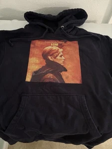 David Bowie Low Hoodie Men's Small Black - Picture 1 of 2