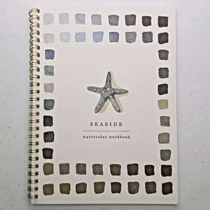 Seaside Watercolor Workbook – Step-by-Step Coastal Painting Guide (New) - Foto 1 di 5