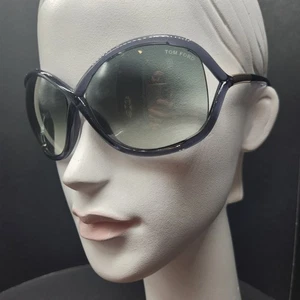 Tom Ford Sonnenbrille Damen Lila TF9B5 Whitney Cut Out Oversized Made in Italy - Bild 1 von 15