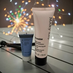 Mary Kay Timewise Matte Wear Liquid Foundation Beige 3 and Mary Kay Eye Color - Picture 1 of 11