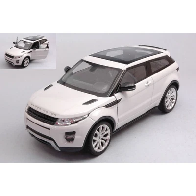 RANGE ROVER EVOQUE COUPE' 2011 WHITE 1:24 Welly Auto Stradali Modellino Nuovo - Immagine 1 di 3