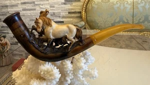 ANTIKE MEERSCHAUMPFEIFE PFEIFE PFERDE TEILDEFEKT - Bild 1 von 24