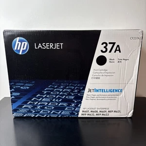 Genuine HP CF237A 37A LaserJet Toner Cartridge - Black - New/Sealed - Picture 1 of 4