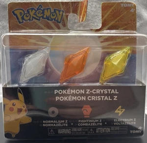 Pokémon Z - Juego Cristallo Cristallo con Normalium, Fightinium y Electrium, ¡NUEVO! - Imagen 1 de 3